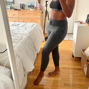 Grey High Waist Joggers